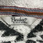 Pressbox North Carolina Tar Heels Sherpa Quarter Zip Women’s XL Black White Pockets Aztec Photo 7