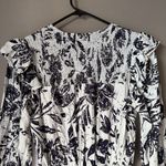 AQUA sz S Blue Floral boho flare maxi dress NWT Photo 8