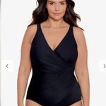 MiracleSuit  Must Haves Oceanus One Piece Swimsuit Black Plus Size 16W Photo 1