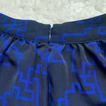 Merona ⭐️  Blue & Black Patterned Print Full Skirt XS Photo 3