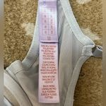 Savage x Fenty NWT Pleated Lamé unlined bra silver ruffle bow women’s size 32D Photo 9