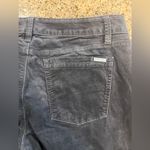 White House | Black Market  Velvet Skinny Jeans — Gray, Size 12R, Zip Hem EUC Photo 8