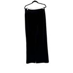 Calvin Klein NWOT Women's Velvet High-Rise Wide-Leg Pants Black Photo 8