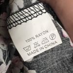 LF Three Days Black and Pink Floral Strappy Cami Blouse XS Photo 6