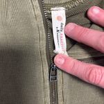 Anthropologie Daily Practice By  Meru Zip Front Mini Dress, Army Green Photo 1