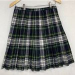 Blacky Dress Berlin XS Mini Skirt Wrap Green Plaid Wool Kilt Scotland Y2K School Photo 3