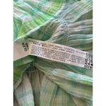 ZARA  Smocked Pastel Plaid Mini Skirt Size Small Photo 9