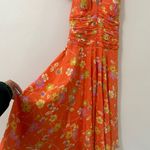 Anthropologie Citrus Floral Italian Midi Dress Photo 2