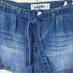 Indigo Rein Denim Belt Shorts Size 11 Waist 30 Photo 4