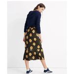 Madewell  Side-Button Ruffle-Hem Midi Skirt  Floral Bohemian Plus Sz 22 #1841 Photo 2