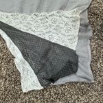 Anthropologie A’Reve  BoHo Grey and White Lace Tunic / Short Dress Size Small Photo 3