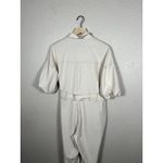 Kittenish  Cream Puff Sleeve Utility Belted Jumpsuit Size Large Photo 8