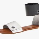 Volcom  Black and Silver Slide Sandals Modern Minimalist Design Photo 0