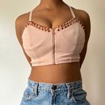 Spiked Corset Top Pink Photo 0