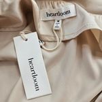 Heartloom  Keely Top Satin Off the Shoulder Long Sleeve Champagne Sz M‎ Photo 4