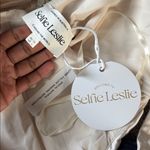 Selfie Leslie  Cowl Champagne Satin Corset Dress SIZE L Photo 2