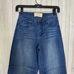 Rachel Roy NWT  Denim Wide Leg Cuffed Gaucho Jeans Culottes size 25 Photo 3