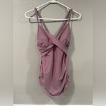 Pinkblush  Mauve Maternity Swim Top Photo 1