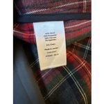 Talbots Gray Red Bonfire Plaid Wool-Blend Slim Ankle Pants Sz 20W Holiday Photo 2