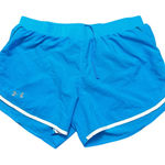 Under Armour  Women Blue HeatGear Running Shorts Loose Fit Athletic Gym Workout M Photo 0