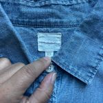 J.Crew Factory Denim Cotton Shirt Size XS Classic Roll Up Sleeves Photo 1