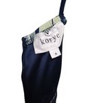 Navy Floral Maxi Dress with Orange and Cream Flowers Blue Size 6 Photo 7