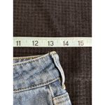 PacSun Denim Mini Skirt Size 26 Pockets Embroidered Roses Zip/Button Y2K Photo 3