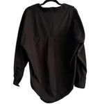 Magaschoni NWT Black Popover Oversized Blouse Women’s Size Medium Photo 1