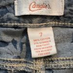 Candie's Floral Denim Jacquard Short 7 Juniors Summer Festival Hippie Jorts Photo 5