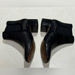 Madewell Women's Brynn Black Leather Square Toe Ankle Boots Size 9 Photo 4