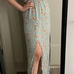 Forever 21 halter daisy side slit maxi dress Photo 0