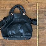 Zac Posen Z Spoke by  black large leather handle bag with side bows Photo 2
