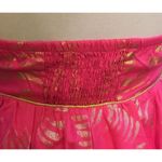 Candie's NEW Juniors Hot Pink Empire Waist Halter Dress Metallic Accents Size 3 Photo 2