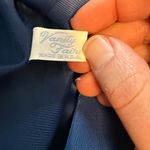 Vanity Fair Vintage Navy Nylon Lace Trim Sleeveless Nightgown Top (PTP 20”) Photo 3