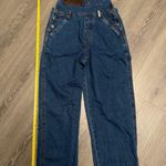 Unisex Vintage Blue Denim Overalls Size M Photo 6