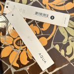 AQUA  FAUX LEATHER DRESS Sz: XS Photo 8