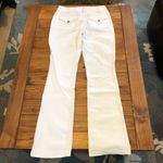 Apostrophe  Straight Leg White Stretch Jeans 6 Photo 5