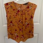 Sweet Rain  Marigold Floral Top Small Photo 0