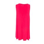 Judith March Dress Women’s Large Pink Trapeze Mini Length Double Arrows Swing Photo 3
