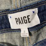 Paige denim short overalls.These overalls are dark wash. Photo 4