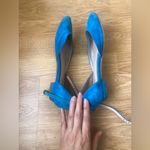Miss Sixty  blue nubuck leather pointy/flat shoes Photo 3