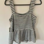 a.n.a  Womens Multicolor Striped Flowy Tank Top, 
White/Green/Black Size M  NEW Photo 6