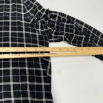 J‎ Jill Tunic Dress Womens Large Black White Plaid Long Sleeve Photo 7