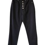 We Wore What The Danielle Crystal Straight Jeans Black 26 NEW FLAWED Photo 2