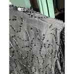 Vintage Stenay‎ Fully Beaded Floral Silk Dress Black Size 12 Cocktail READ DES. Photo 12