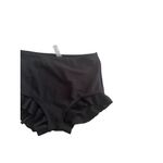 BLACK Ruffle Bikini Boyshorts Swim Bottom Size Medium NEW NWOT Photo 2