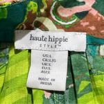 Haute Hippie Beaded Sleeveless Sea Shells India Top Green Women’s Large Photo 2