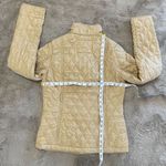 Lilly Pulitzer Beige Tan Quilted Belted Barn Jacket Size 4 winter preppy classic Photo 8