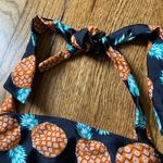 Cupshe Pineapple Print Halter Bandeau Bikini Top Sz M Photo 3