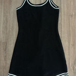 Black and White Knit Sweater Dress Photo 0